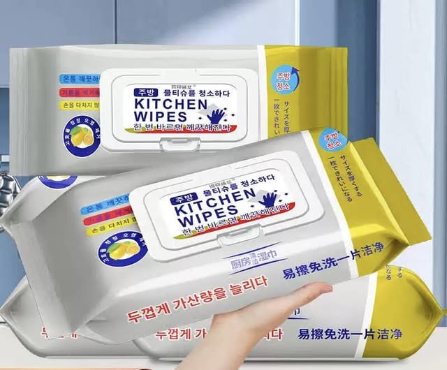 韓國熱銷 KITCHEN WIPES 四包一組超值組