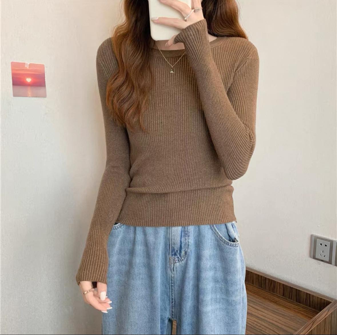 百搭修身針織衫