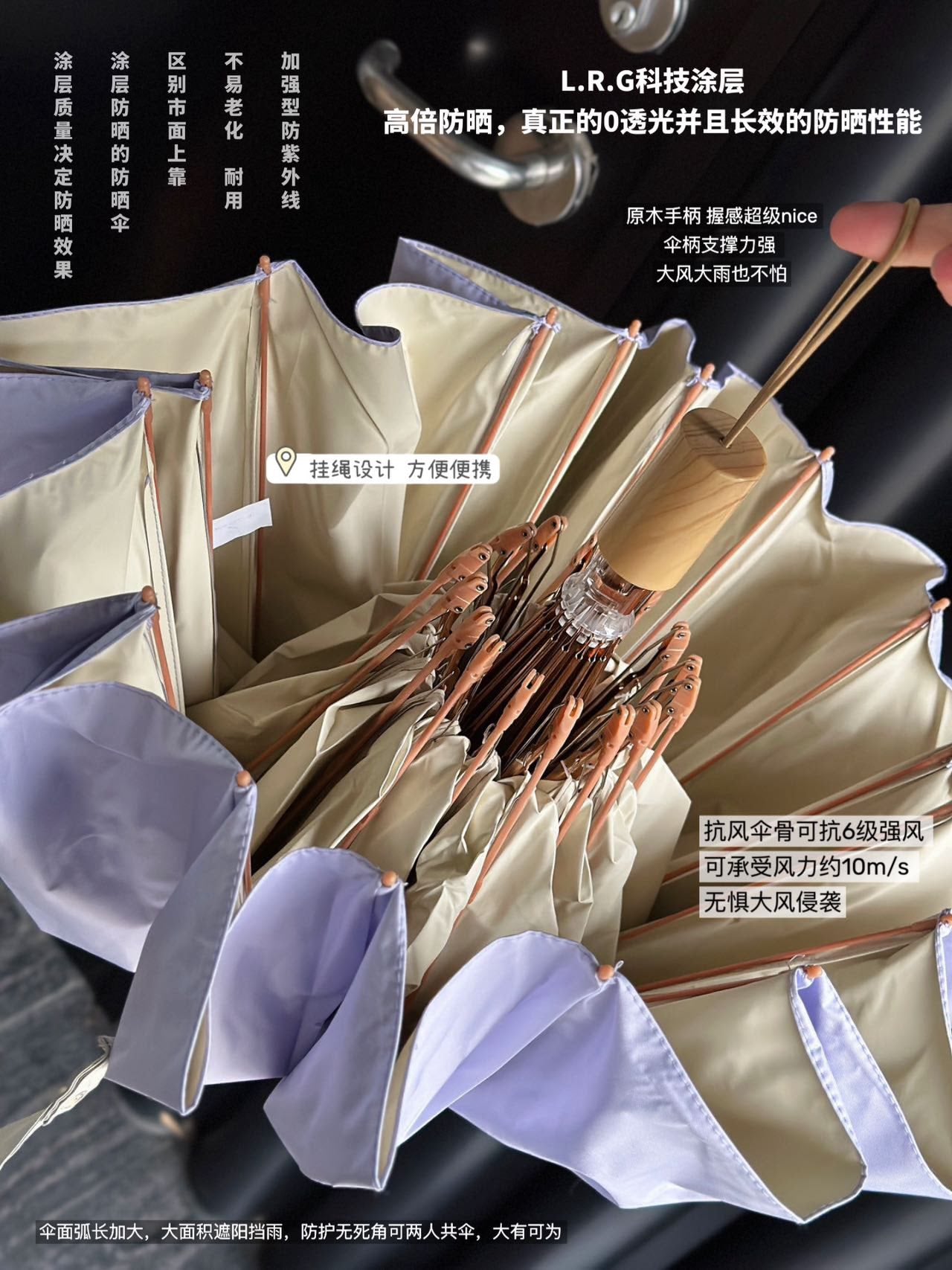 16骨晴雨兩用傘