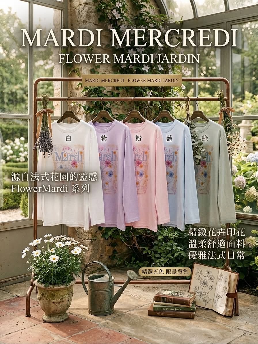 Mardi Mercredi 經典花卉防曬罩衫