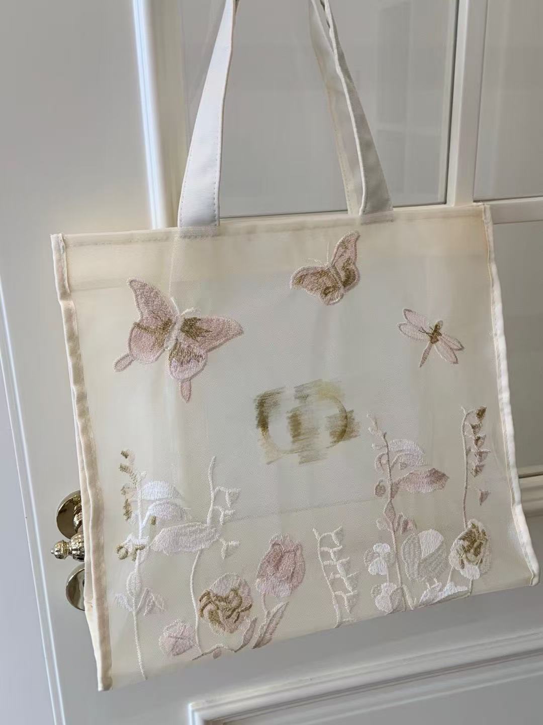 D*ior VIP限定立體刺繡托特包