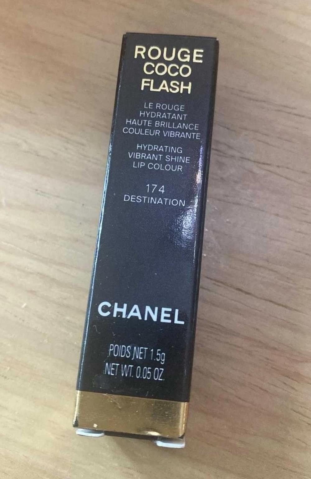 Chanel COCO 晶亮水唇膏1.5g 色號#174 裸粉櫻花小樣口紅