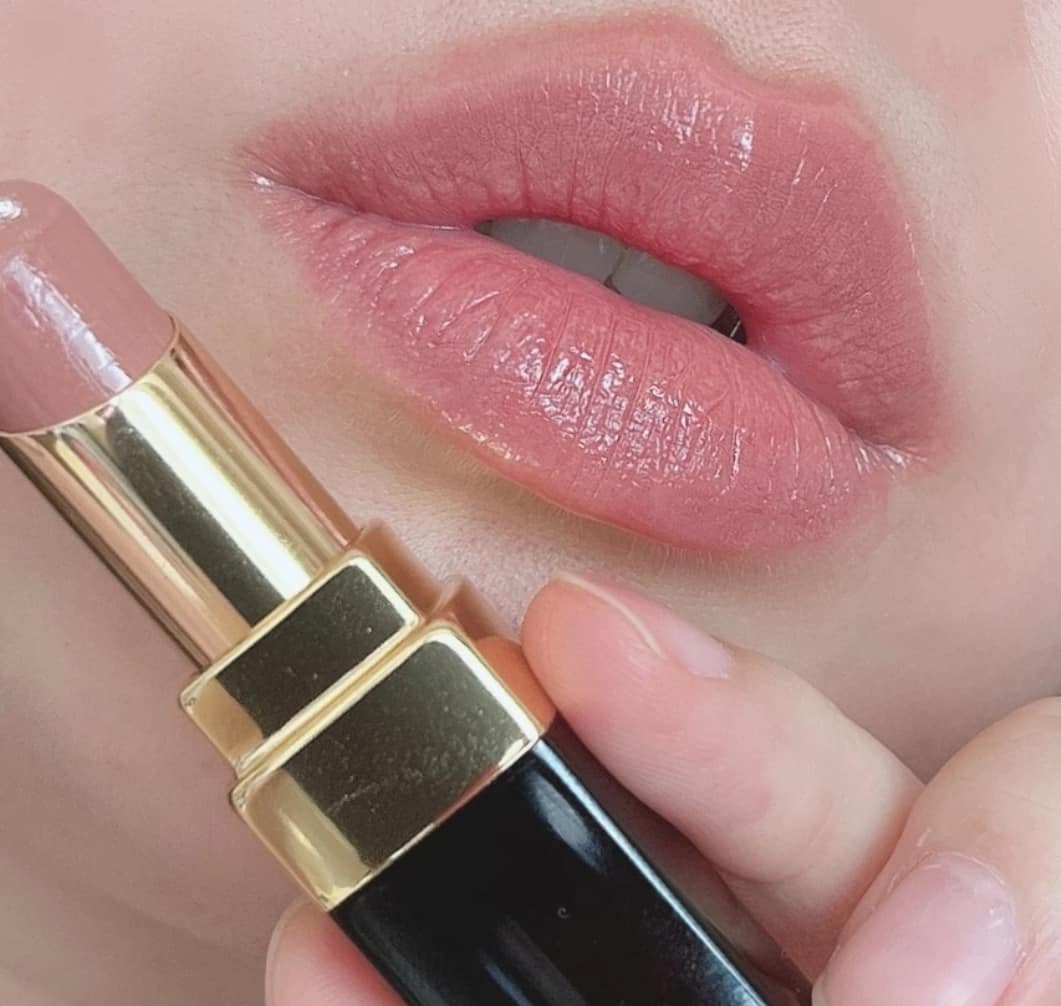 Chanel COCO 晶亮水唇膏1.5g 色號#174 裸粉櫻花小樣口紅