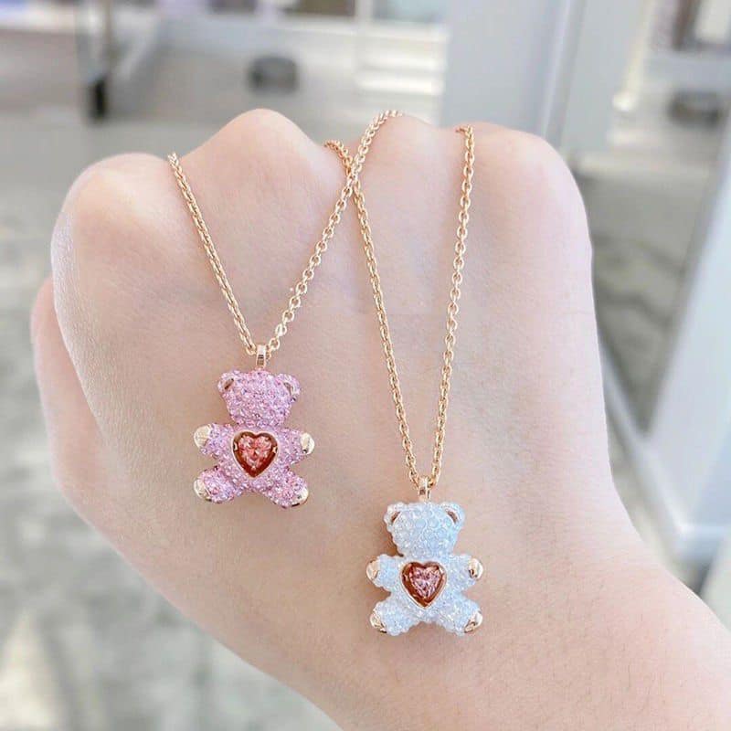 Swarovski 泰迪熊頸鏈