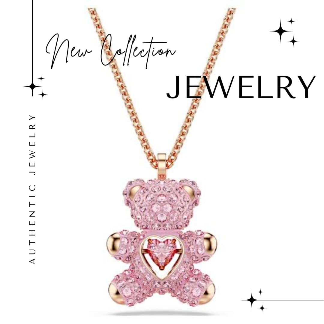 Swarovski 泰迪熊頸鏈