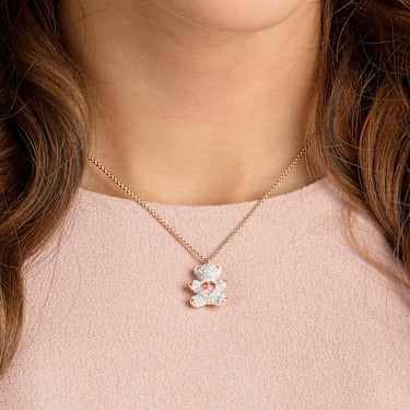 Swarovski 泰迪熊頸鏈