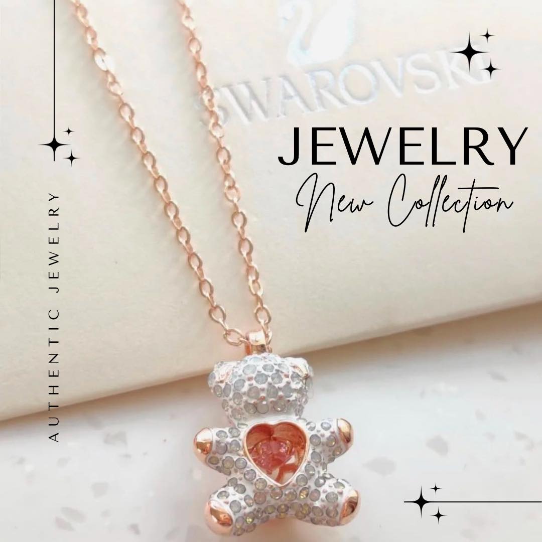 Swarovski 泰迪熊頸鏈