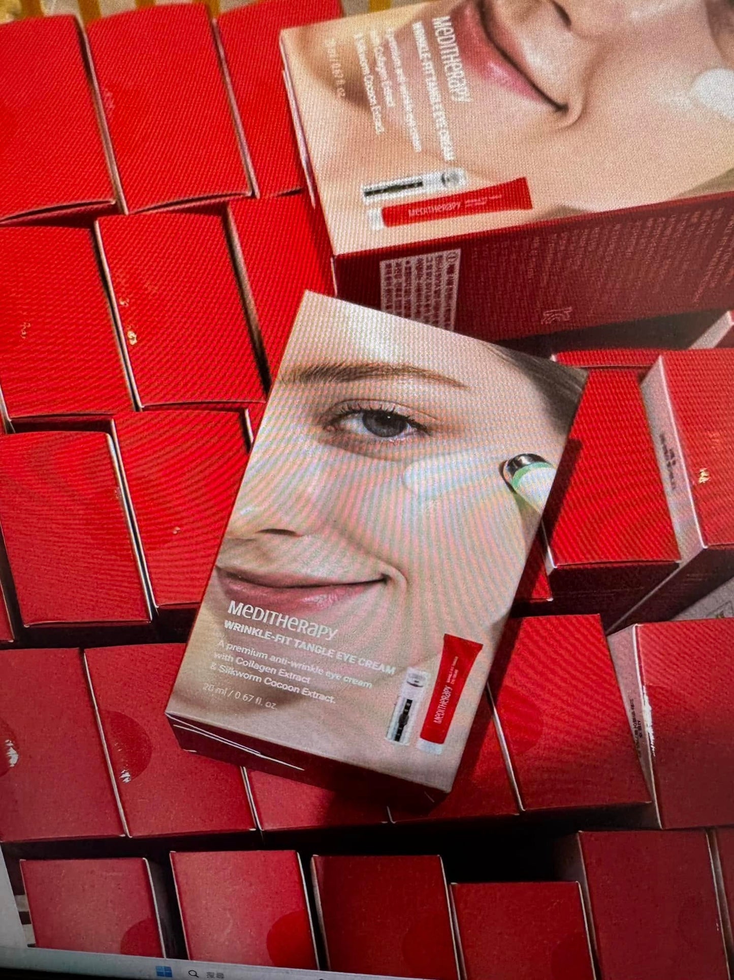 Meditherpy緊緻修復眼霜＋按摩神器