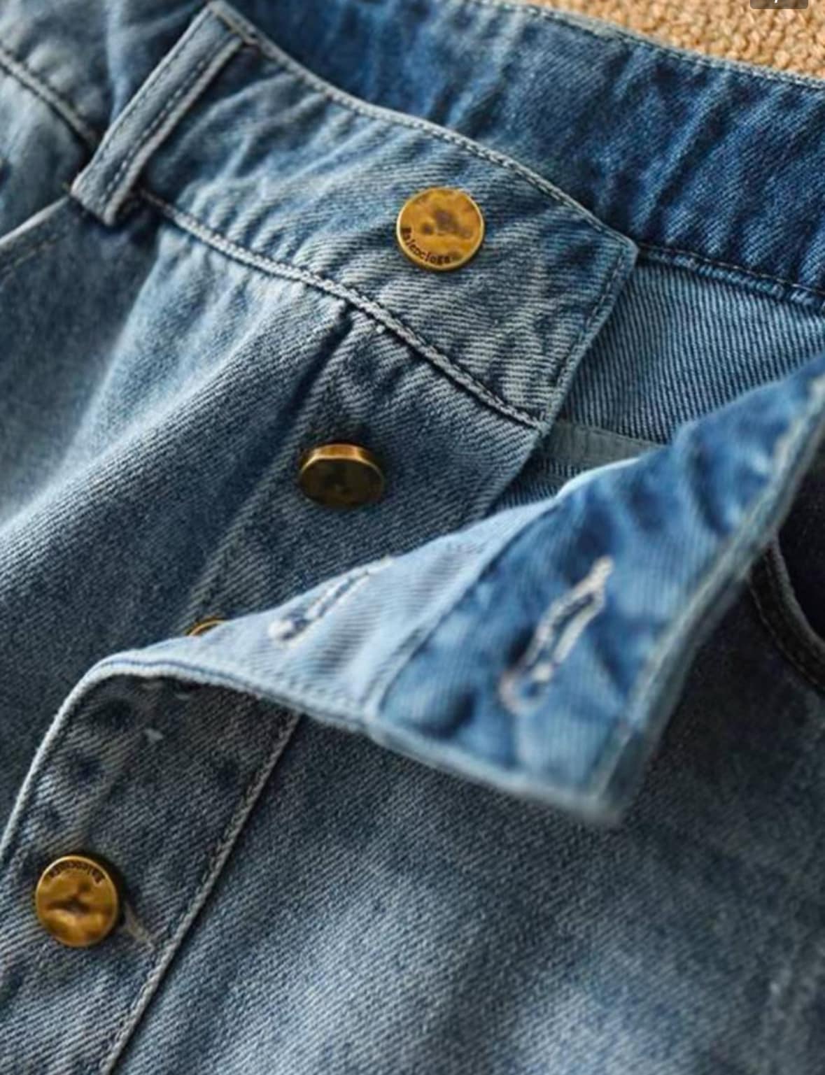 百搭不規則 A 字牛仔裙