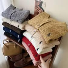 百搭溫暖羊毛針織開衫