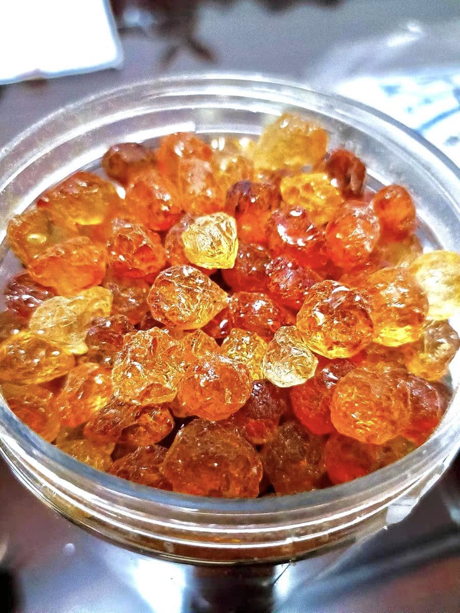 無雜質純淨大顆桃膠 500g