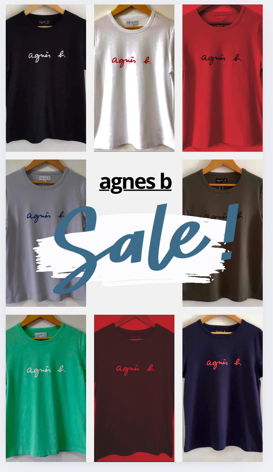 Agnes b.經典 Logo T 恤