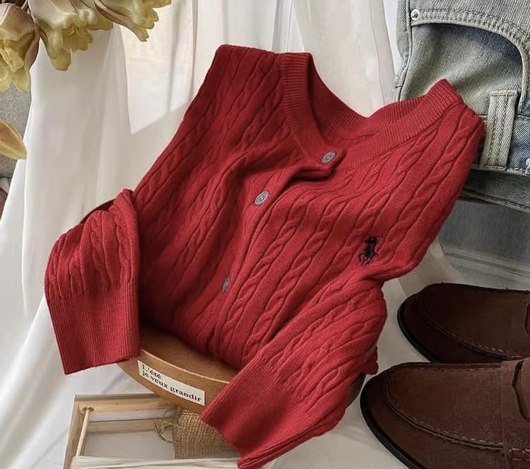 百搭溫暖羊毛針織開衫