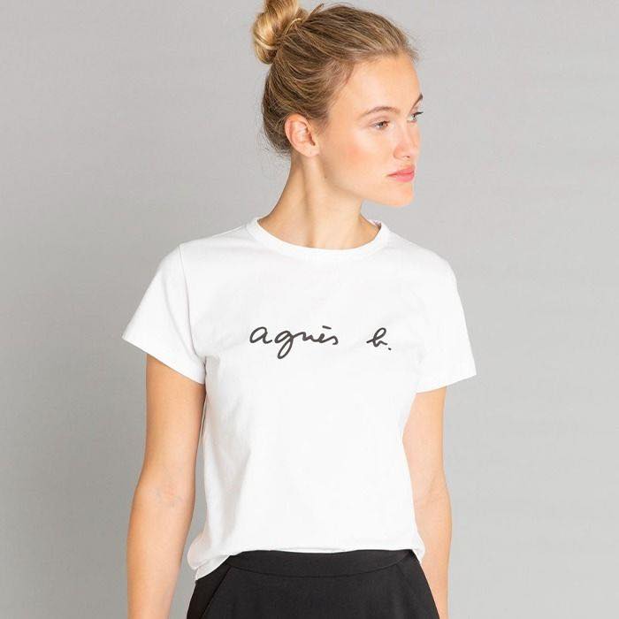 Agnes b.經典 Logo T 恤