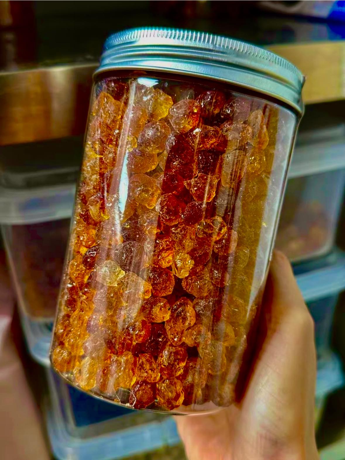 無雜質純淨大顆桃膠 500g