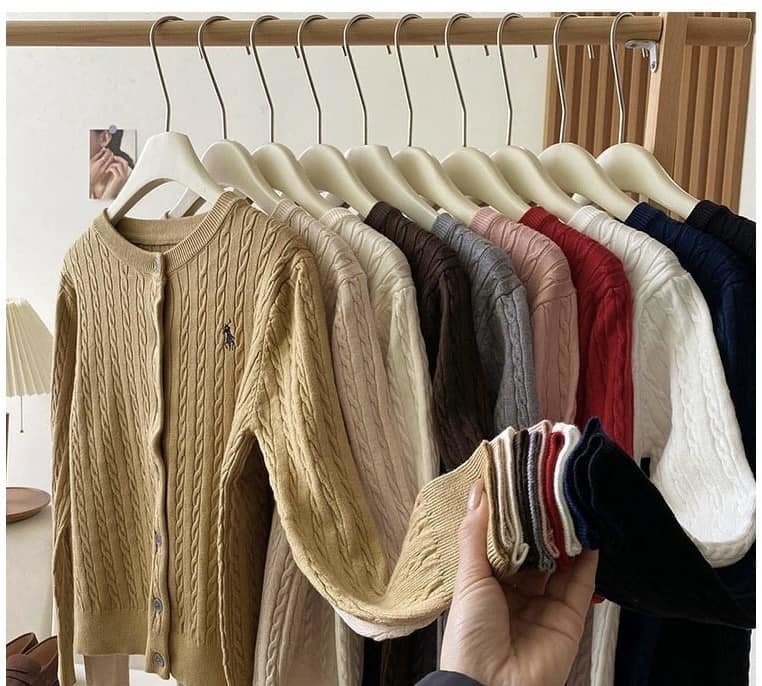 百搭溫暖羊毛針織開衫