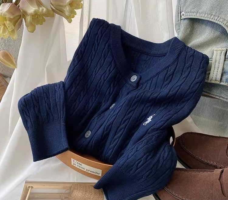 百搭溫暖羊毛針織開衫