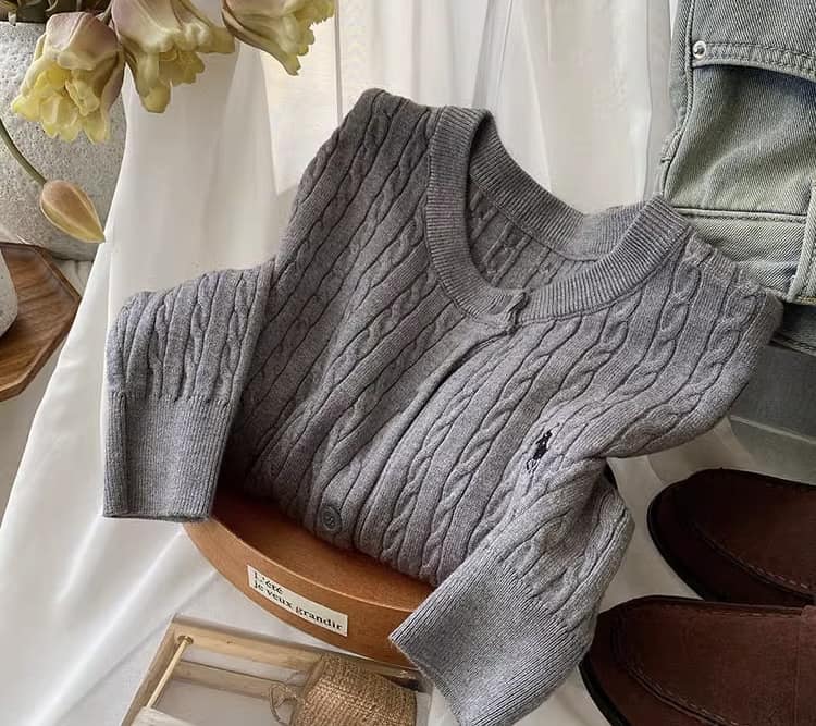 百搭溫暖羊毛針織開衫