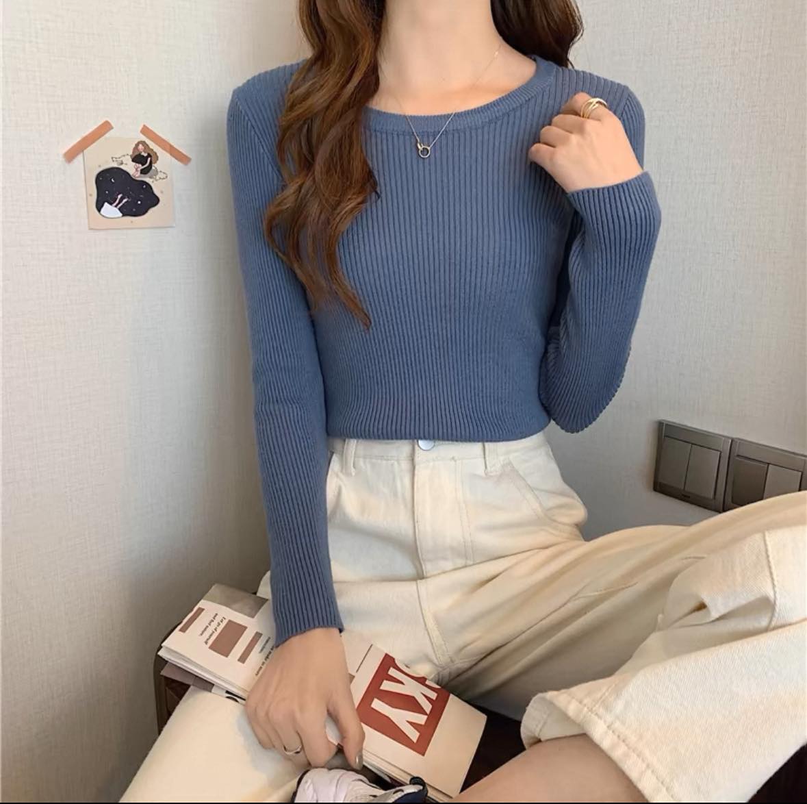 百搭修身針織衫