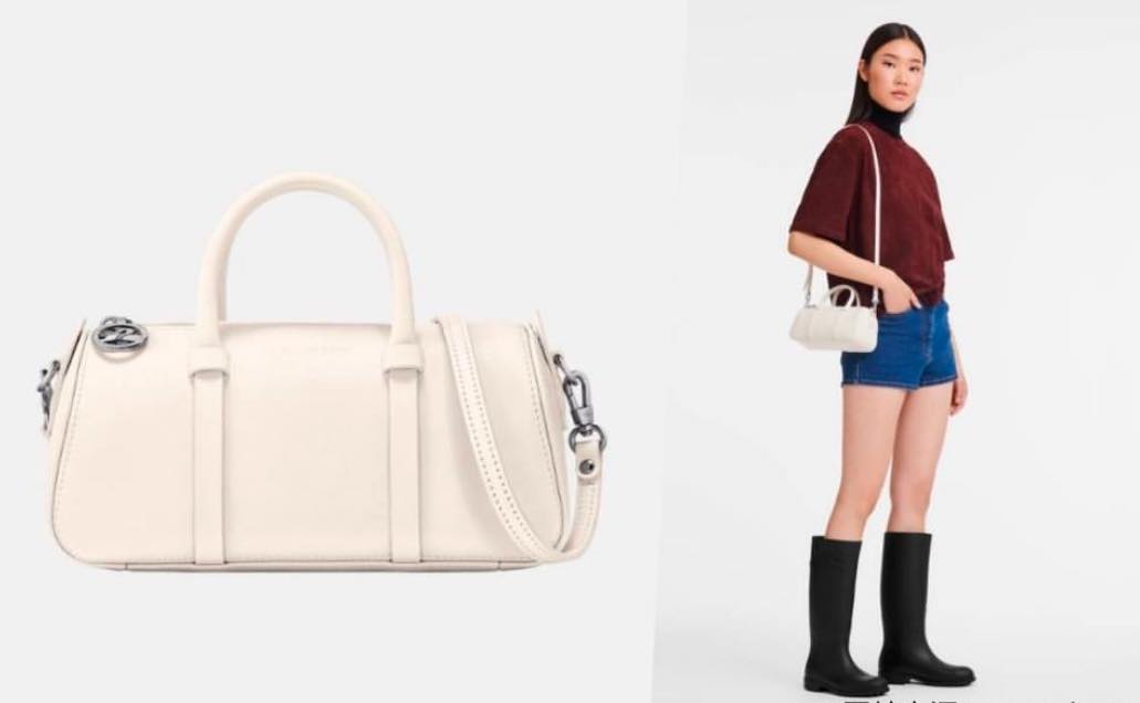 Longchamp頭層牛皮超纖Long Day包