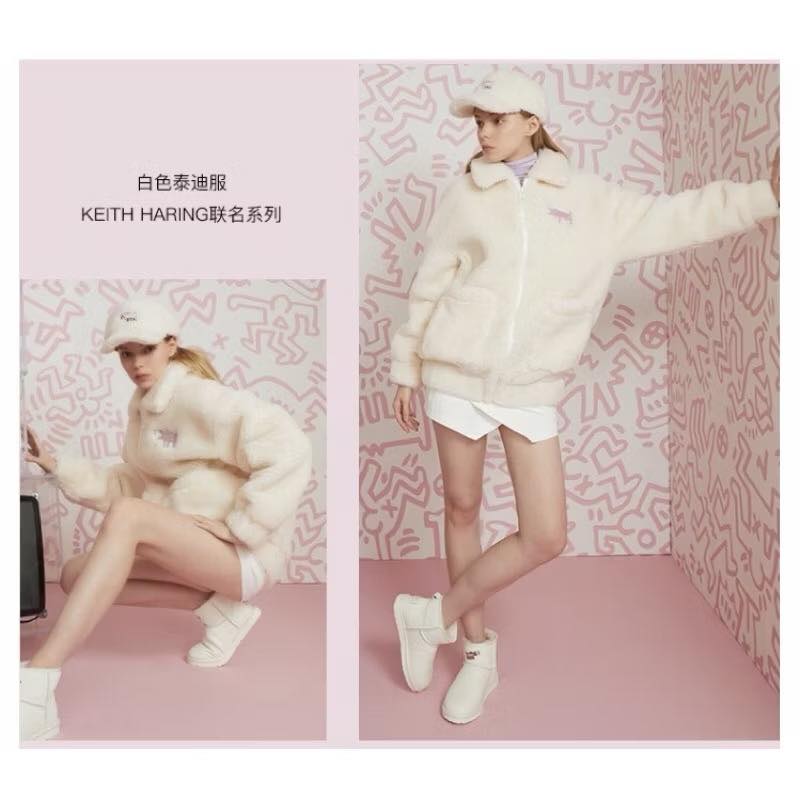 OZLANA × Keith Haring 聯名款羊毛外套