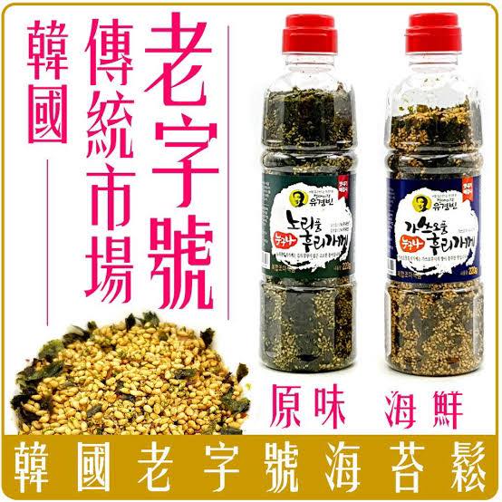 韓國南大門超人氣美食！香脆海苔濃郁芝麻罐