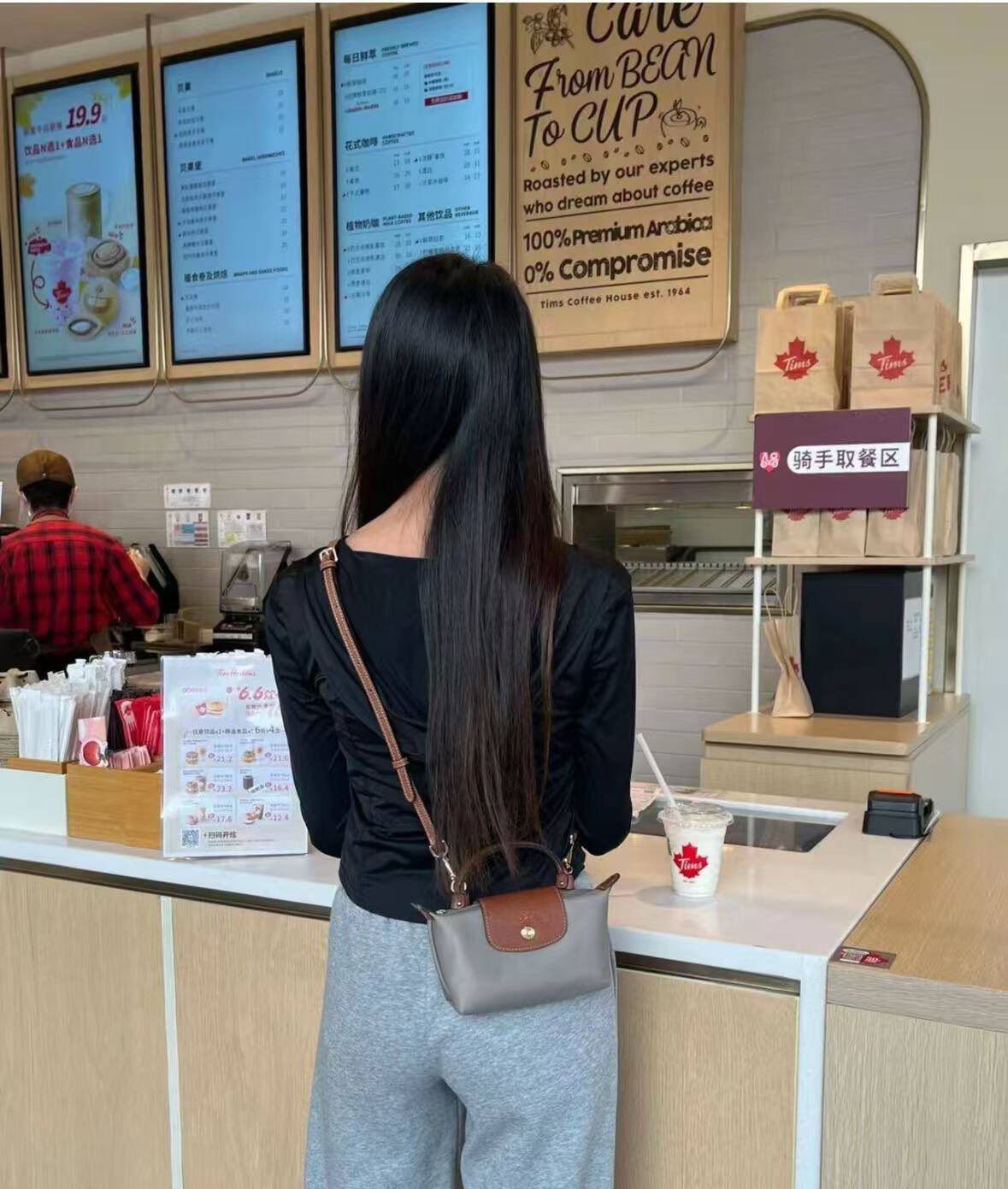 Longchamp｜迷你餃子兩用包（含肩帶)