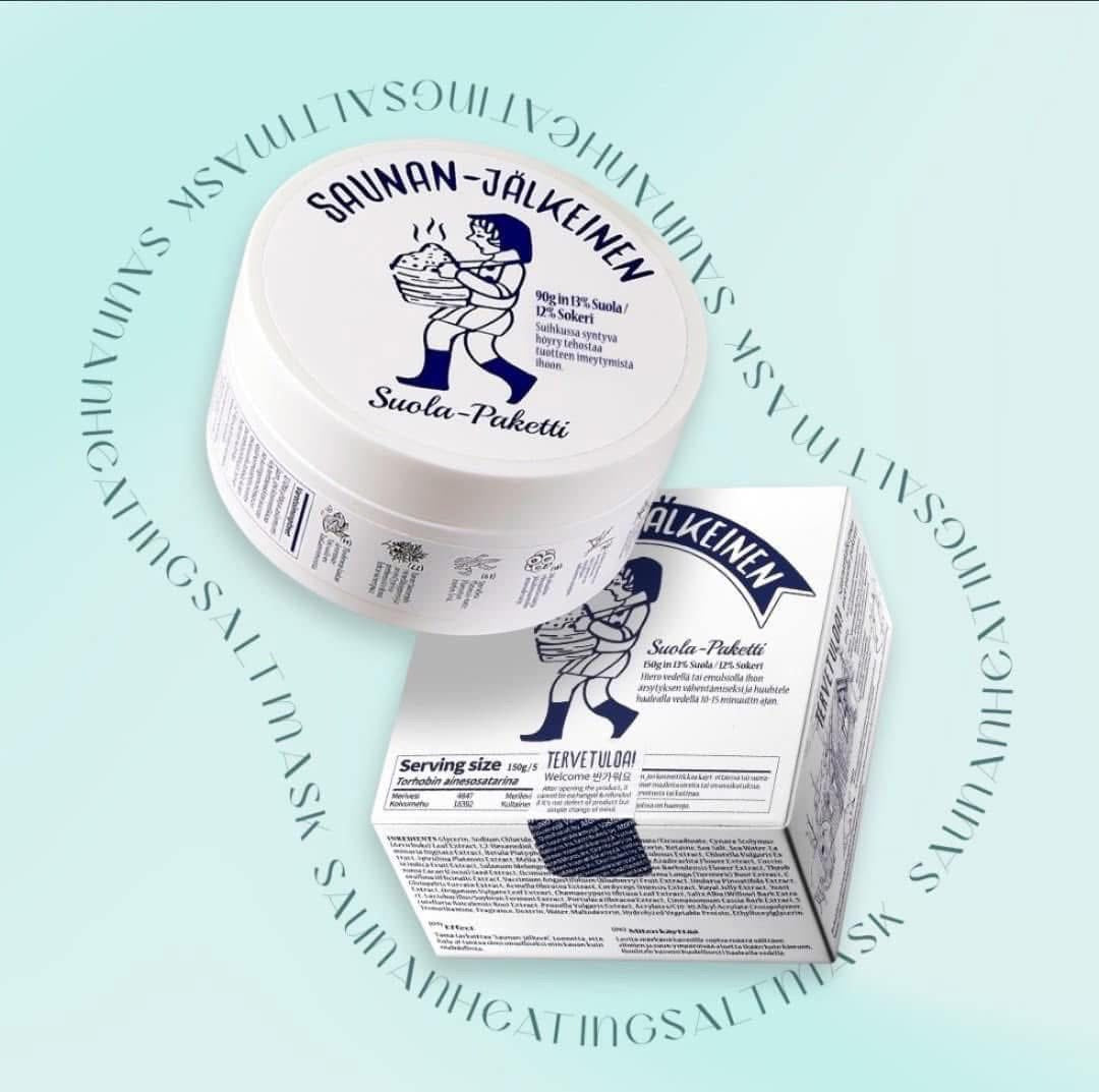 韓國天然韓國天然海鹽桑拿面膜 150g大瓶裝