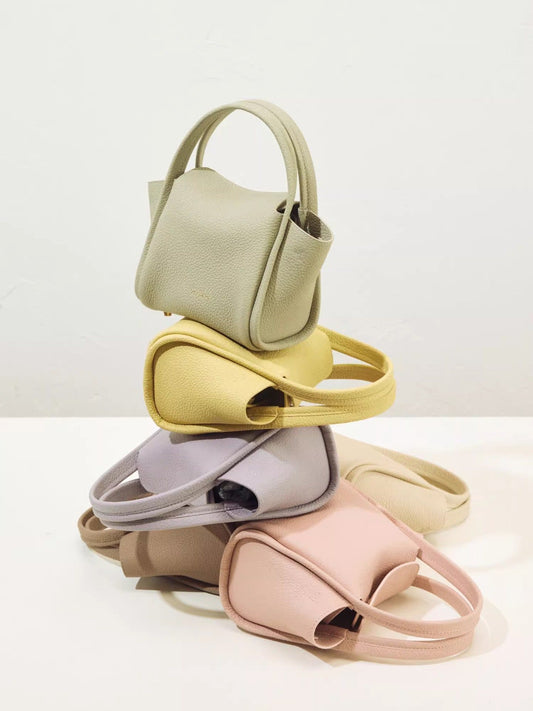 Songmont真皮（元寶包）菜籃子包