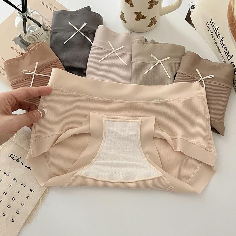 大地色系磨毛棉內褲