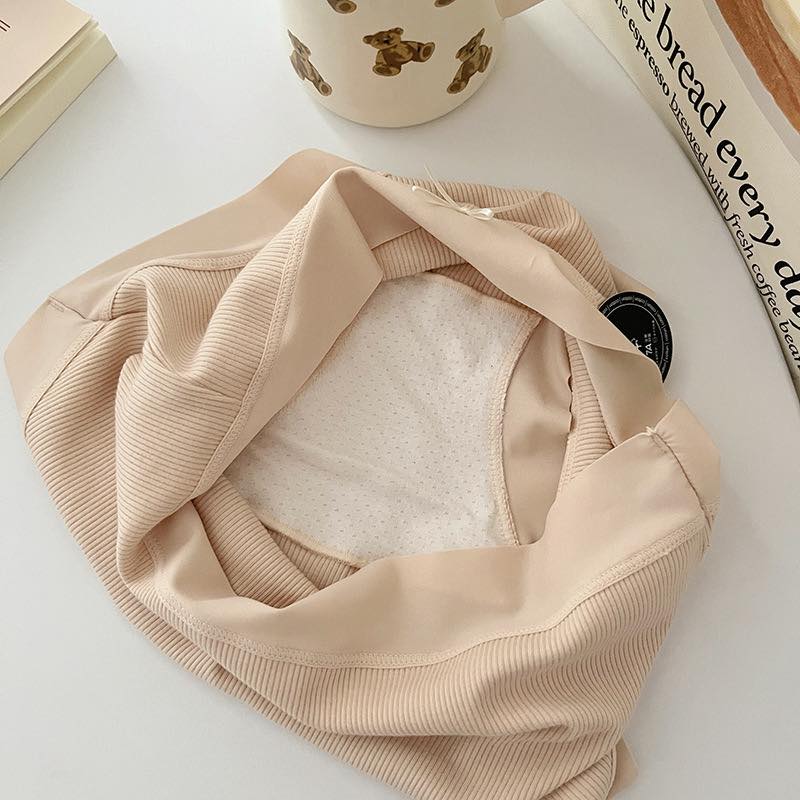 大地色系磨毛棉內褲