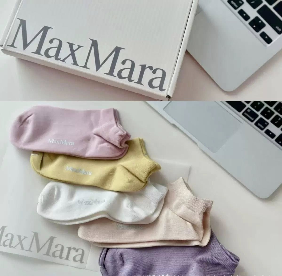 質感控必收！MaxMara五色短襪美到爆