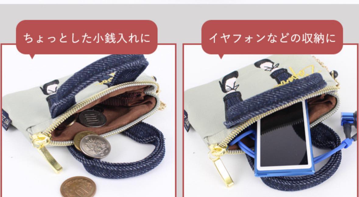 日本新品Mis zapatos 綁帶高跟鞋票卡夾零錢包