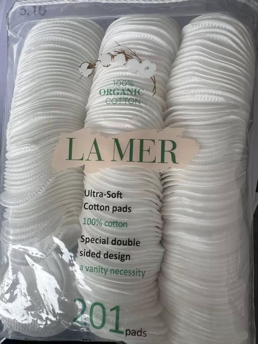 La Mer 超柔軟有機化妝棉210片大容量包裝