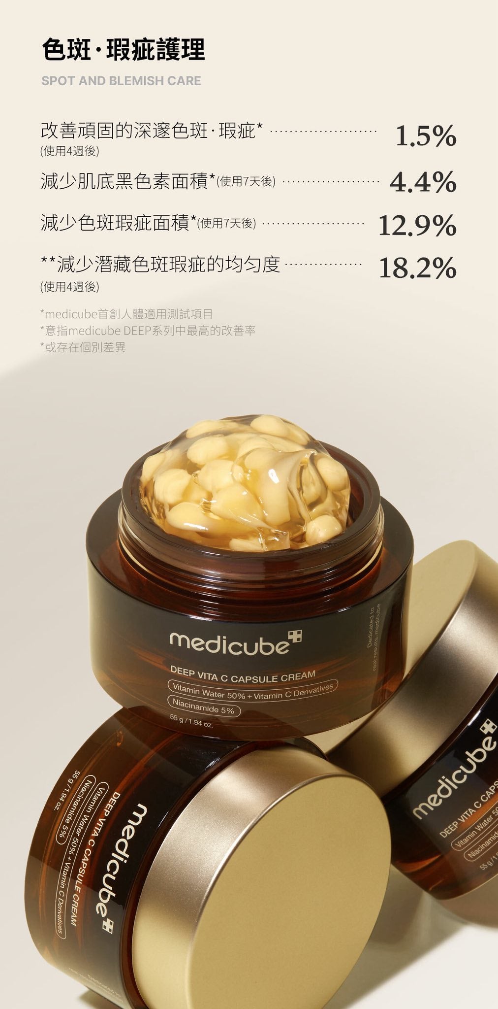 韓國Medicube DEEP 維C膠囊凝霜 (買一送一)