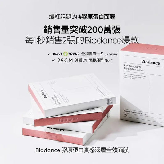 韓國爆紅Biodance膠原蛋白面膜(買一送一)