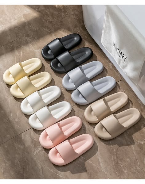 踩屎感EVA 厚底拖鞋