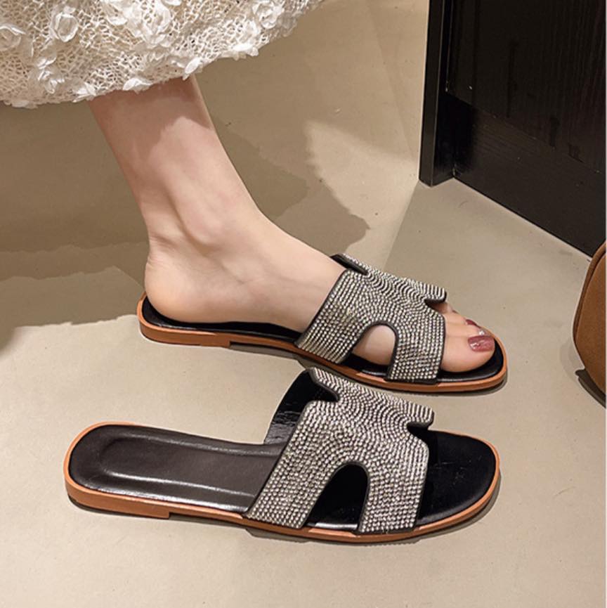 網紅同款鑽鑽H拖