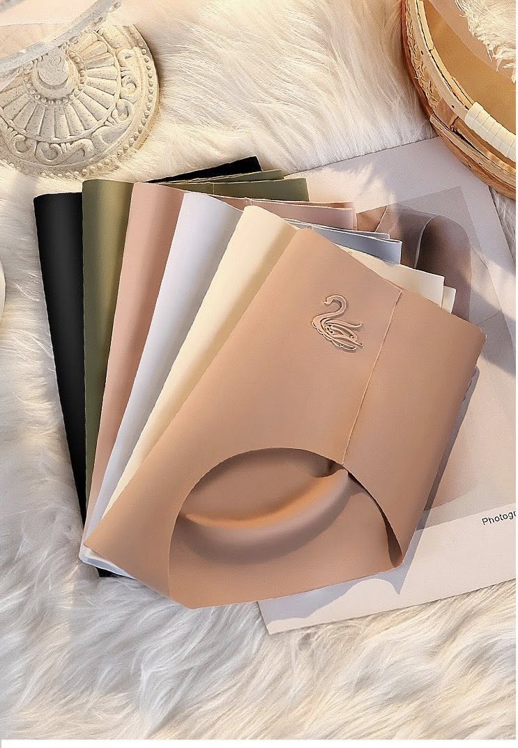 冰絲天鵝無痕中腰內褲 六色一組