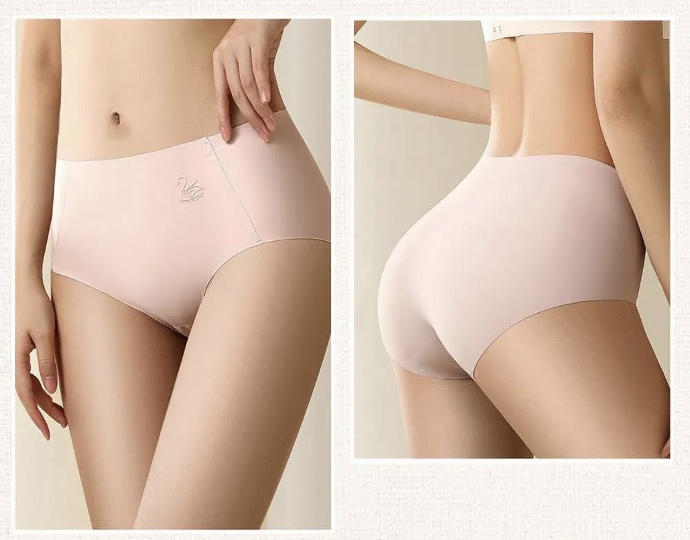 冰絲天鵝無痕中腰內褲 六色一組