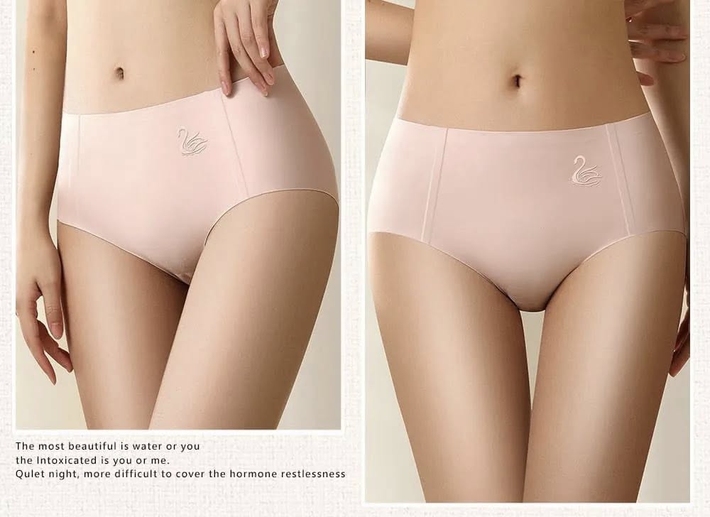 冰絲天鵝無痕中腰內褲 六色一組