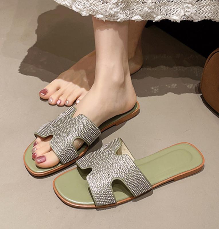 網紅同款鑽鑽H拖