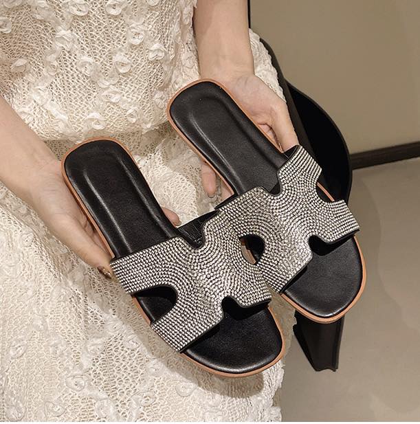 網紅同款鑽鑽H拖