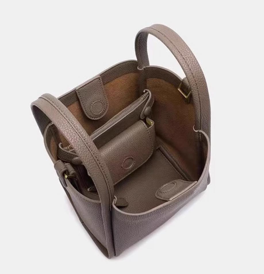 Songmont 真皮菜籃子水桶包