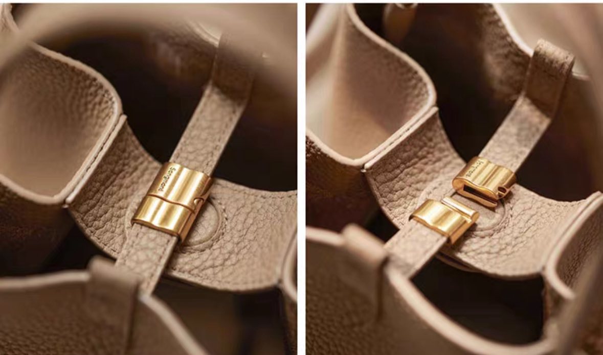 Songmont 真皮菜籃子水桶包