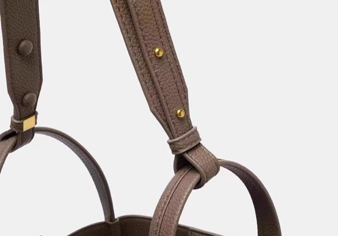 Songmont 真皮菜籃子水桶包