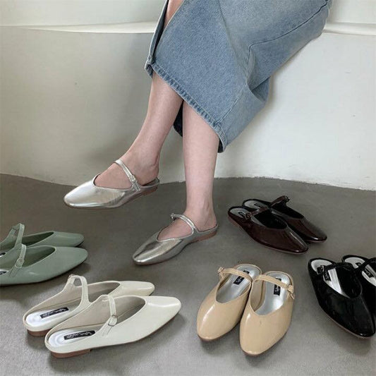 日本平底瑪麗珍鞋