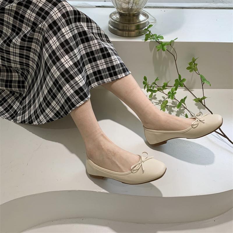 𝙎𝙪𝙥𝙚𝙧 𝙎𝙤𝙛𝙩日本2025超柔軟仿皮蝴蝶結單鞋