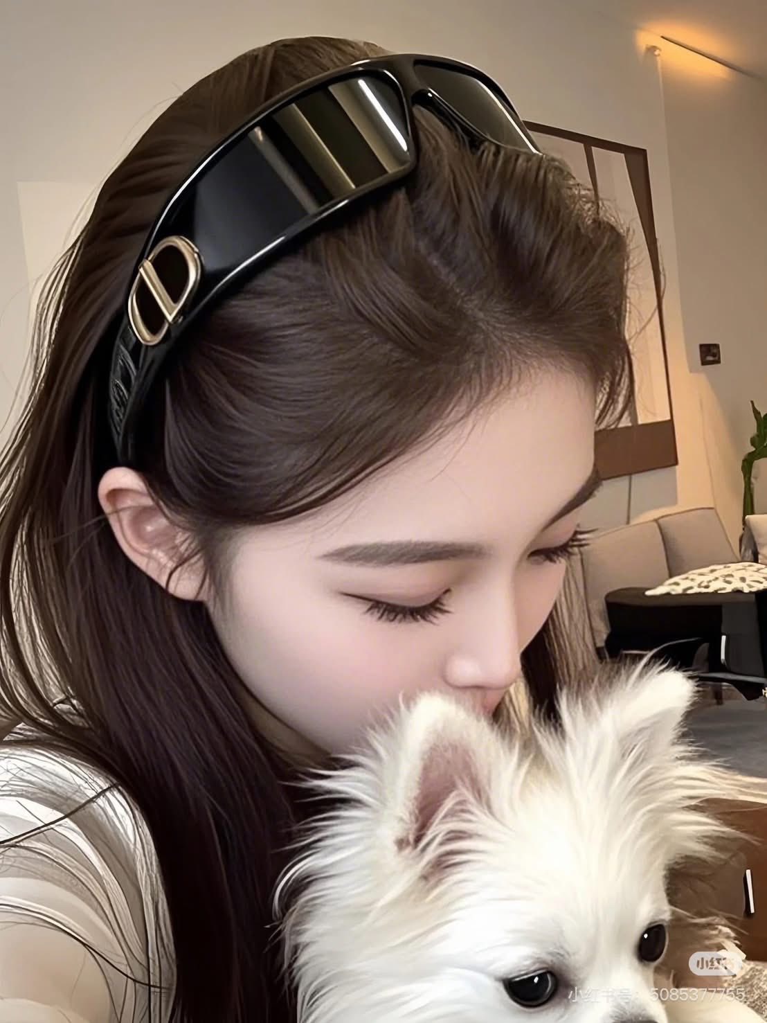 D家二合一髮箍墨鏡