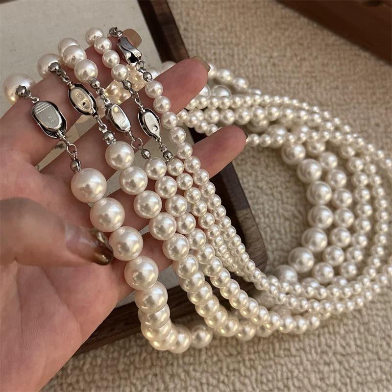 施華家正圓珍珠項鍊